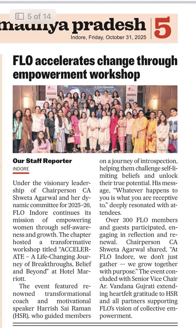 Madhya Pradesh News for Motivational Speaker