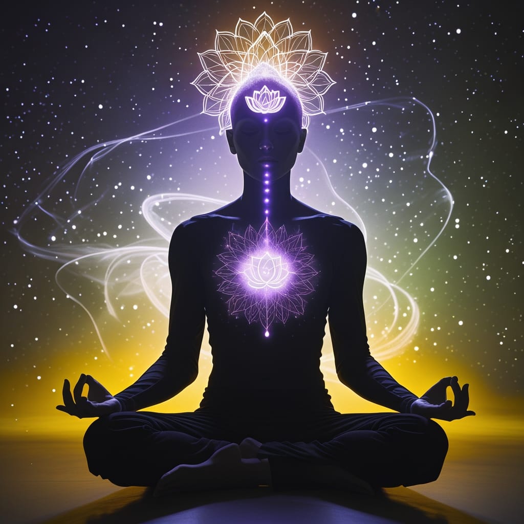 Crown chakra Image description