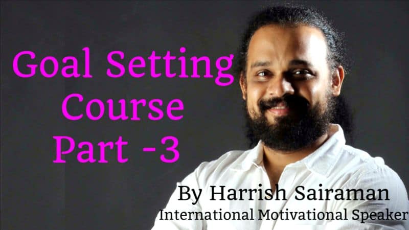 Harrish Sai Raman - Goal Setting Course | Best Motivational Speaker In India